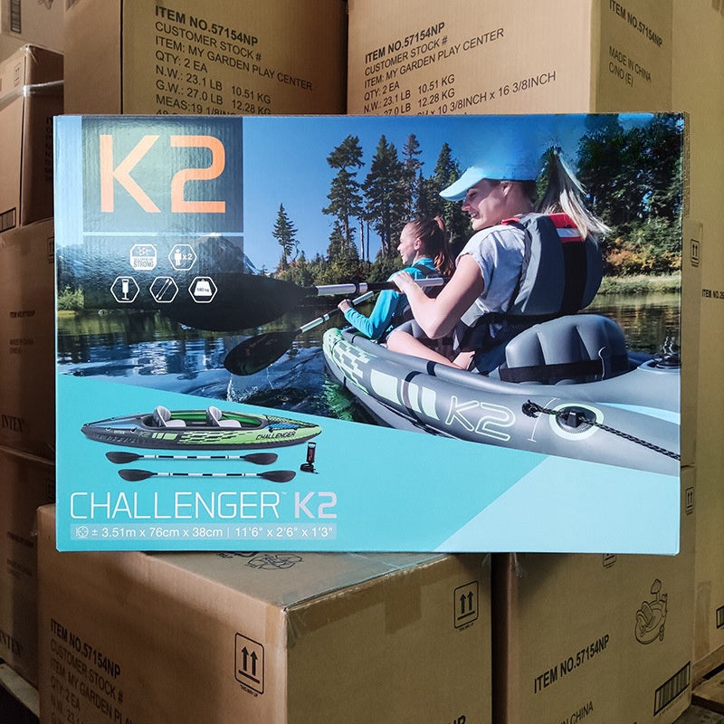 Explore the Waters Together with Our Inflatable Two-Person Kayak