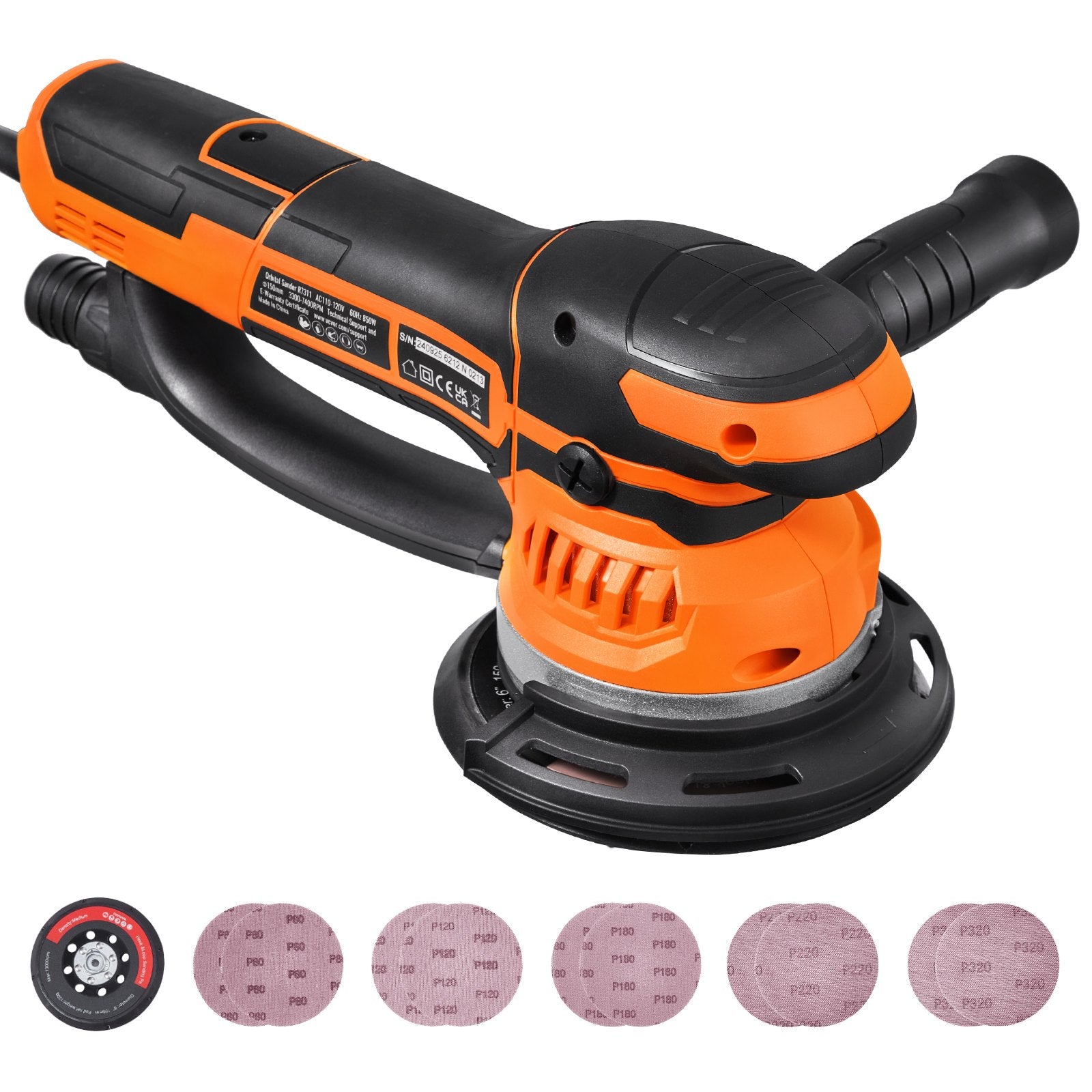 Transform Your Sanding Experience with the 6-Inch 850W Random Orbital Sander